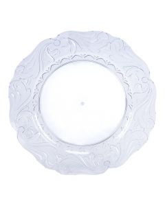 Porta plato transparente 33 cm