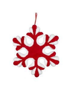 Figura colgante copo nieve