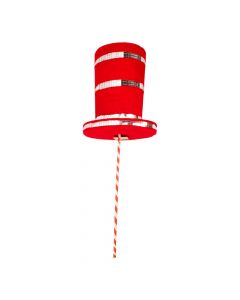 Sombrero navideño afelpado
