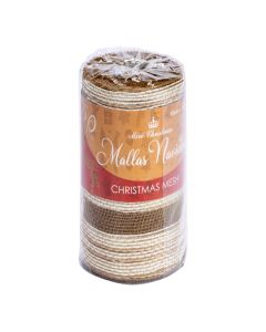 Malla decorativa navideña 10 yd
