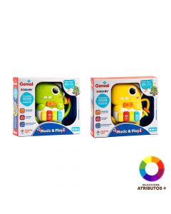 Piano dinosaurio con luces