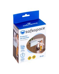 Protector foam esquina para mueble 4und gris