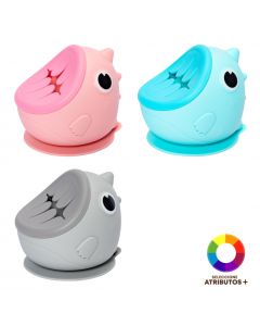 Taza silicón bebé figura pez