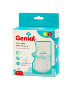 Bolsa plástica para leche materna