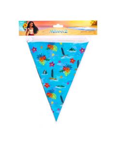 Banderin papel estampado Moana multicolor