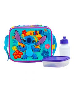 Lonchera Stitch Aloha multicolor
