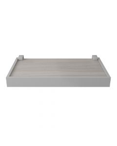 Repisa gris borde duetto 1,5x20x40cm
