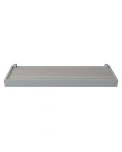 Repisa gris borde duetto 1,5x20x60cm