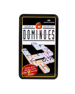 Domino caja metálica 28pzas