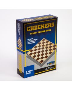 Juego clásico familiar Checkers 24pzas