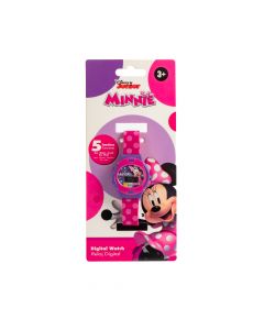 Reloj digital Minnie Mouse estampado puntos 5 funciones +3a 