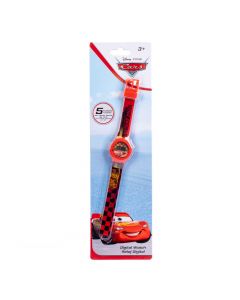 Reloj digital infantil estampado Cars 5 funciones +3a 