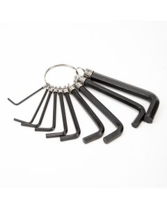 Llave acero hexagonal 10pzas