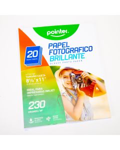 Papel fotográfico brillante 
