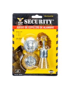 Cepillo alambre para taladro