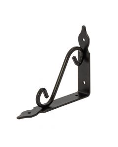 Angulo soporte metálico 11x14cm negro