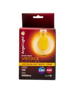 Bombillo led diseño vintage luz calida 4w 