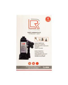 Gato hidráulico botella lafa racing 4ton negro