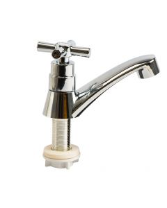 Llave metálica para lavamanos 1/2 pulg 