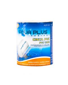 Cinta pvc agua plus impermeable 4x60pulg transparente