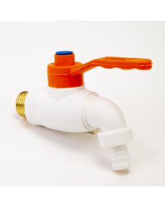 Llave chorro pvc jardín