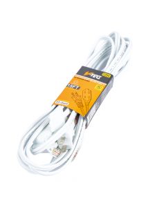 Extensión eléctrica 3 enchufes blanco
