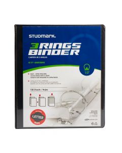 Carpeta studmark 3 anillos negro 1/2"