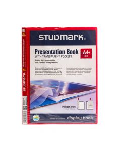 Folder Studmark a4 + c-20 fundas canguro rojo