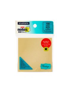 Notas adh vintage 3x3 crema 100h
