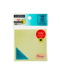 Notas adh vintage 3x3 verde 100h