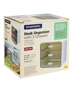 Organizador escritorio con gaveta