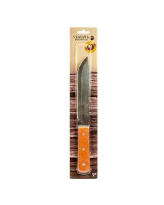 Cuchillo metálico con mango madera 7pulg