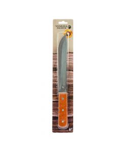 Cuchillo metálico con mango madera 8pulg