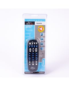 Control remoto plástico Hot line universal negro