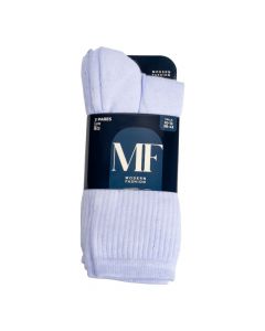 Medias blancas escolares hombre talla 10-13