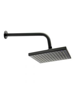 Regadera para ducha metálica 8pulg negro