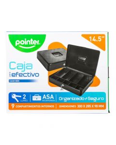 Caja metálica para efectivo