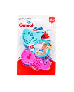 Juguete foam para bebé animales marinos 6pzas +36m multicolor