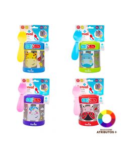 Recipiente térmico con tenedor