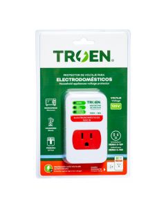 Protector voltaje electrodomésticos blanco