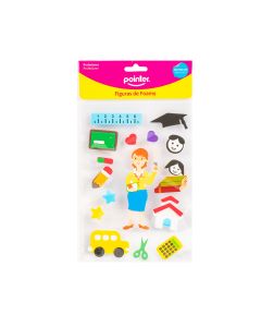 Figura foamy adhesiva profesiones surtido