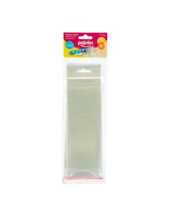 Bolsa celofán adhesiva 50und 3x9pulg transparente