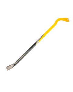 Pata cabra acero 24pulg amarillo y negro