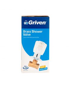 Llave metálica griven individual para ducha 1/2pulg