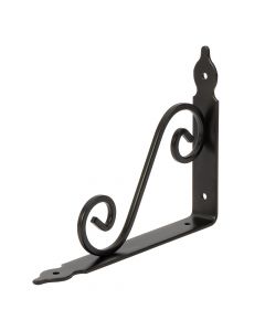 Ángulo soporte metálico 14x19cm negro