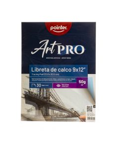 Cuaderno dibujo para calcar 30h 50g 23x30.5cm