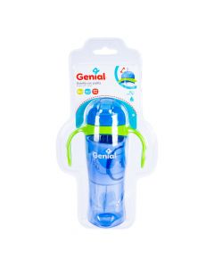 Vaso bebé plástico bicolor