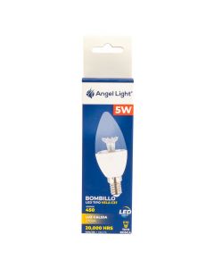 Bombillo led vela 5w amarillo