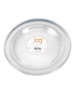 Plato acrílico moderno 10 pulgadas