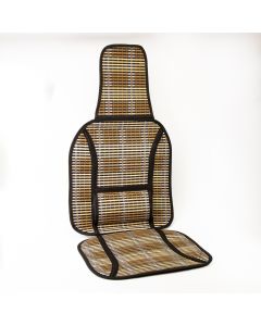 Respaldar asiento madera negro marrón